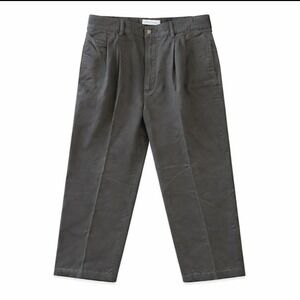 Vintage Bugle Boy Pants Mens 36x34 Gray Pleated Front Trousers 90s Relaxed Fit